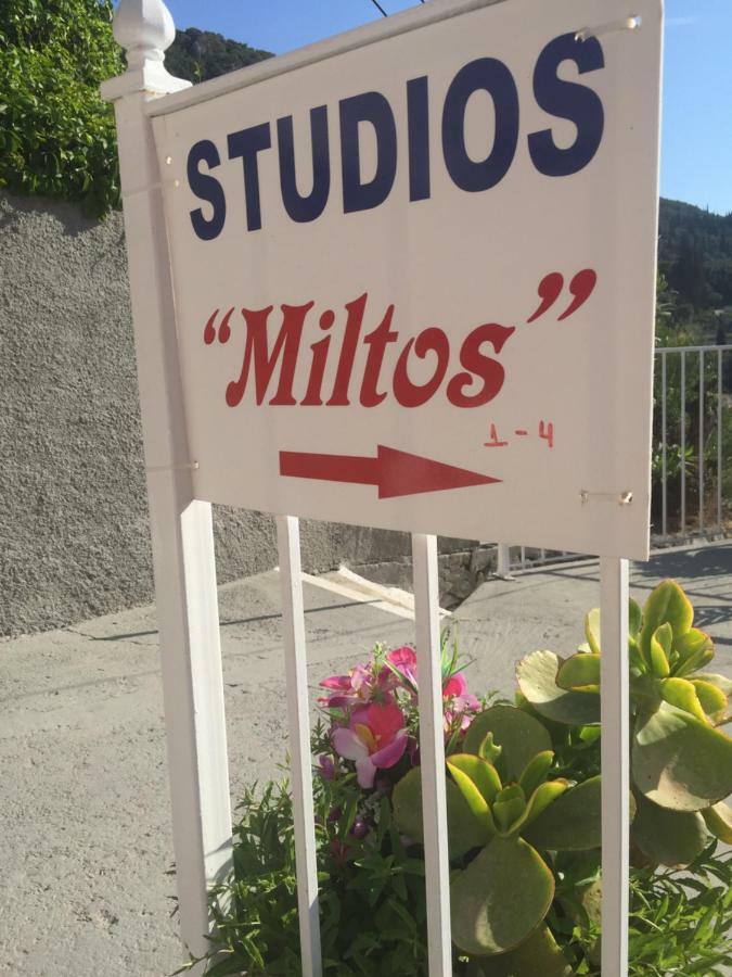 Miltos Studios Palaiokastritsa Exterior foto